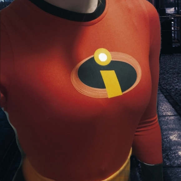 Handmade The Incredibles 2 Elastigirl Helen Parr Cosplay Costume w/ Wig - Picture 3 of 6